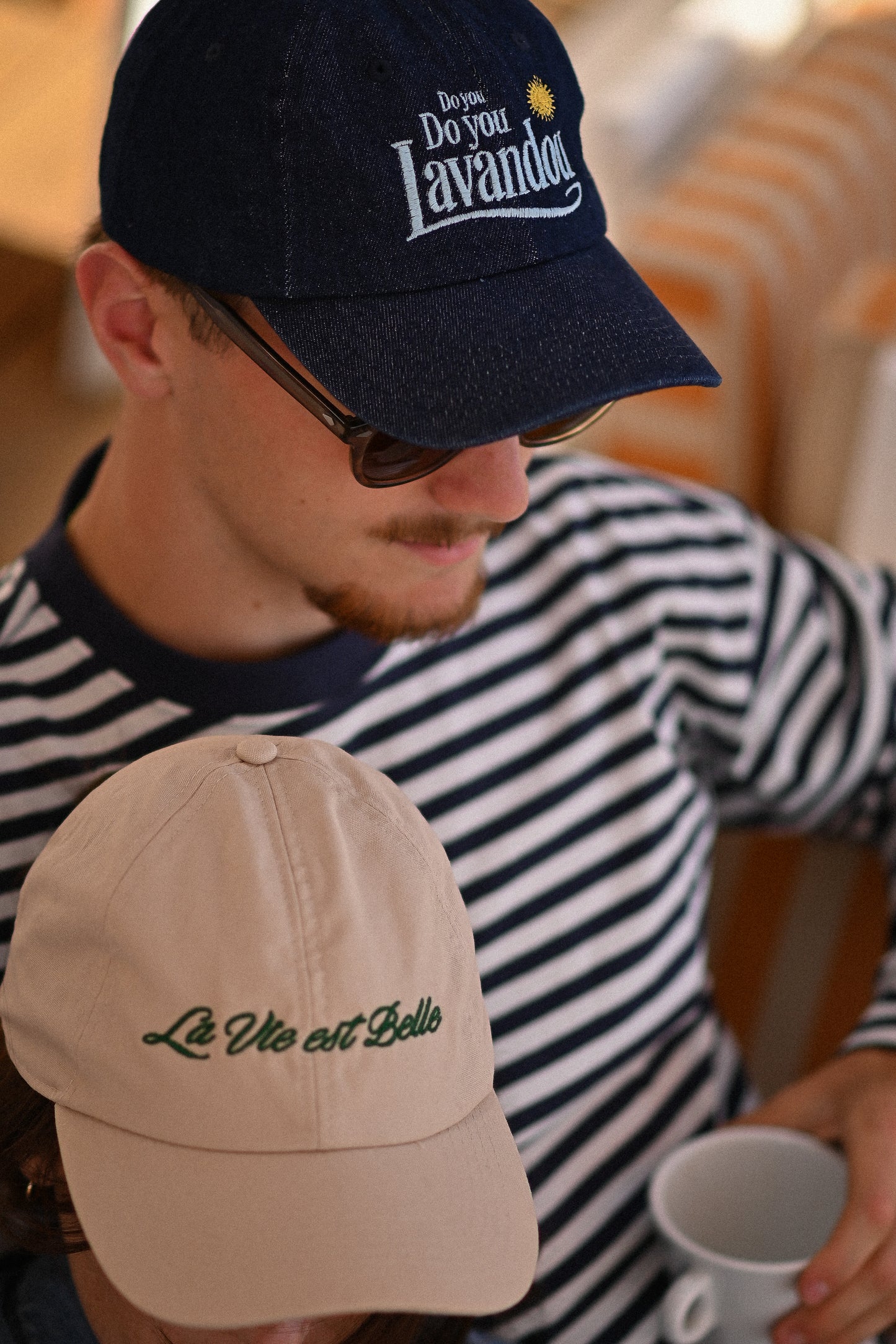 La Casquette DO YOU DO YOU LAVANDOU Denim Foncé