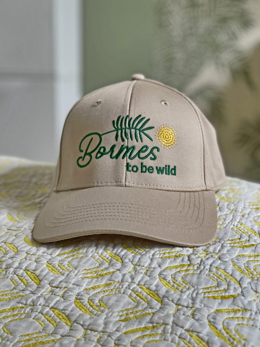 Bormes to be Wild – Mimosa au SensCaché (Manuscrite décalée) Brodée