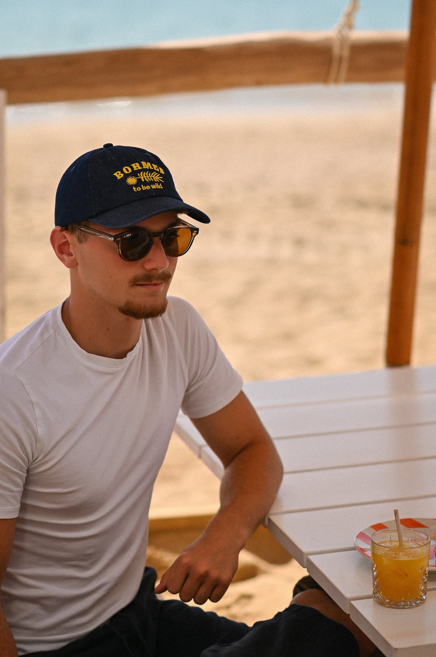 La Casquette Bormes Denim foncé