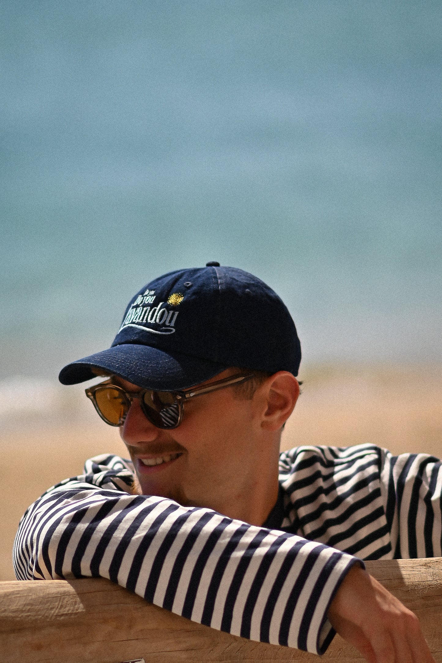 La Casquette DO YOU DO YOU LAVANDOU Denim Foncé