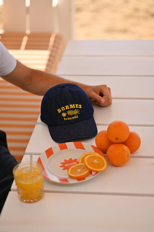 La Casquette Bormes Denim foncé